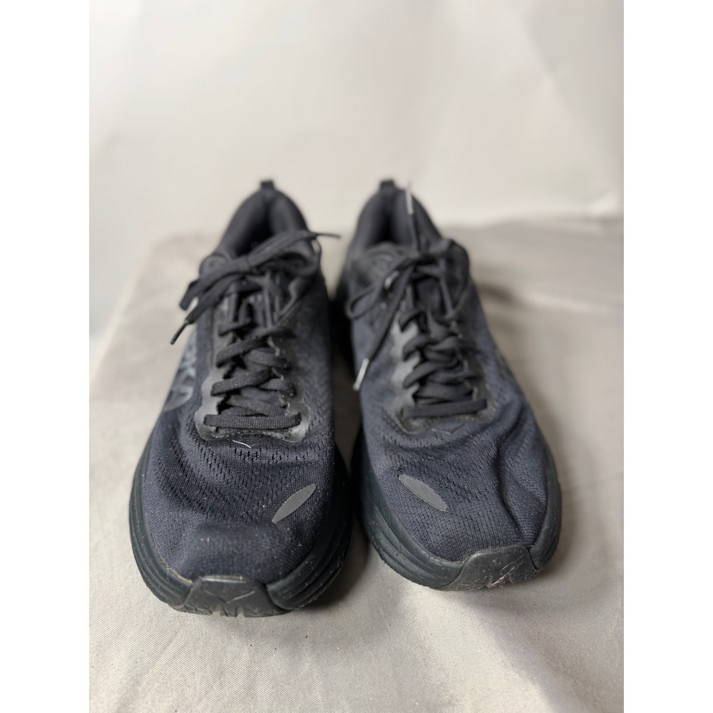 Hoka Bondi 8 Mens Running Shoes Black Black 1123202 BBLC Size 9.5 D